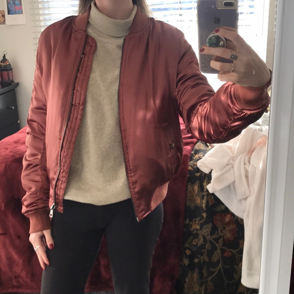Gold Bomber Jacket